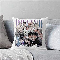Hudson Williams Connor Storie Bootleg Throw Pillow