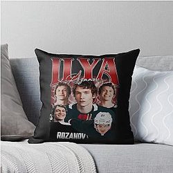 Connor Storrie Ilya Rozanov 90s Throw Pillow