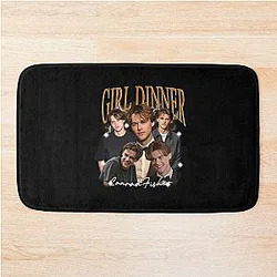 Vintage Conrad Fisher Girl's Dinner Bath Mat