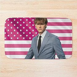 Conrad Fisher Pink Flag Bath Mat