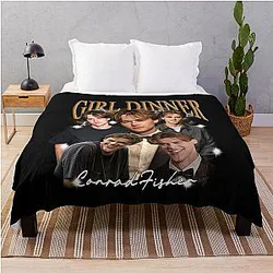 Vintage Conrad Fisher Girl's Dinner Blanket