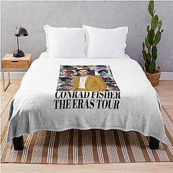 Conrad Fisher The Eras tour art Throw Blanket