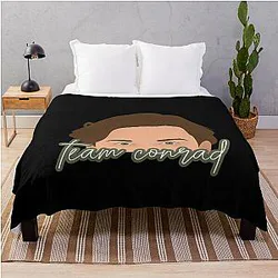 Team Conrad Fisher's throw blanket