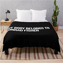 My Body Belongs to Conrad Fisher Blanket