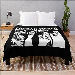 Vintage Conrad Fisher Throw Blanket