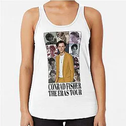 Conrad Fisher The Eras tour art Racerback Tank Top