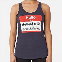 Hello I Am Obsessed With Conrad Fisher The Summer I Turned Pretty Racerback Tank Top