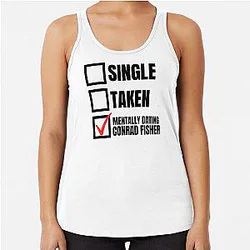 TSITP Mentally Dating Conrad Fisher Racerback Tank