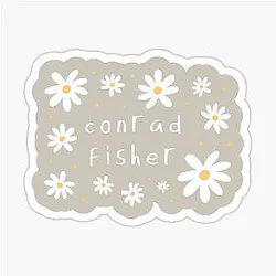 The Summer I Turned Pretty - Floral Conrad Fisher Sticker