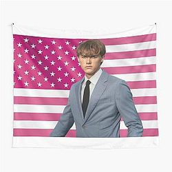 Conrad Fisher Pink Flag Tapestry