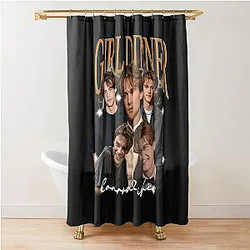Conrad Fisher Girl's Dinner Shower Curtain