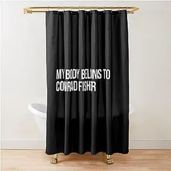 My Body Belongs to Conrad Fisher Shower Curtain