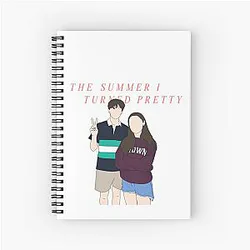 Belly and Conrad Fisher (The Summer I Turned Pretty) Spiral Notebook