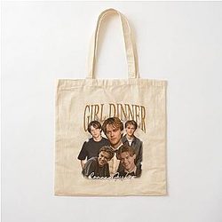 Conrad Fisher Girl Dinner Cotton Tote Bag