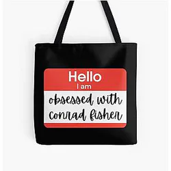 Hello I'm Obsessed With Conrad Fisher The Summer I Turned Pretty All Over Print Tote Bag