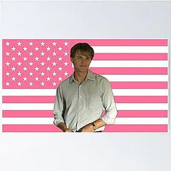 Conrad Fisher American Flag Poster