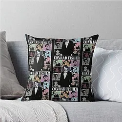 Vintage Conrad Fisher Throw Pillow