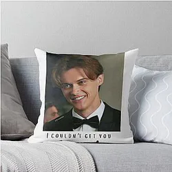 happy birthday Conrad fisher throw pillow