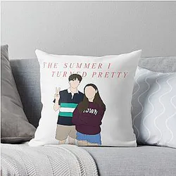 Belly and Conrad Fisher The Summer I Turned Pretty Throw Pillow