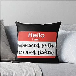 Hello I Am Obsessed with Conrad Fisher - The Summer I Turned Pretty Throw Pillow