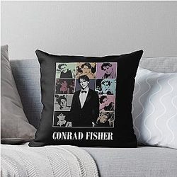 Vintage Conrad Fisher Tour Throw Pillow