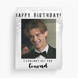 Happy Birthday Conrad Fisher Duvet Cover