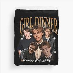 Vintage Conrad Fisher Girl Dinner Duvet Cover