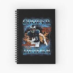 Cooper DeJean DEI Cornerback Spiral Notebook