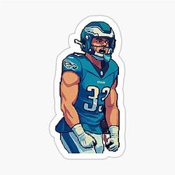 Cooper Dejean Eagles Sticker