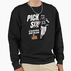 2025 Super Bowl Pick Six Football Rookie Cooper DeJean 33 Celebrate Hoodie