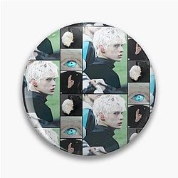 James Cortis World's Strongest White-Haired Sorcerer Merchandise Pin