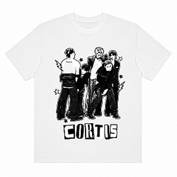 Retro Y2k Style PTTT1108  Cortis T-Shirts
