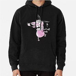 Courage the Cowardly Dog watercolor Pullover Hoodie