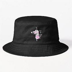 Courage the Cowardly Dog, Watercolor Bucket Hat