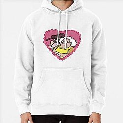 Eustace and Muriel Courage the Cowardly Dog Show Pullover Hoodie