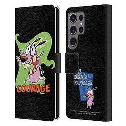 Head Case Designs Officially Licensed Character Art Leather Wallet Case Compatible with Samsung Galaxy S24 Ultra