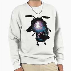 Courage The Cowardly Dog Cartoon Pullover Sweatshirt