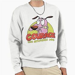 courage the cowardly dog Pullover Sweatshirt