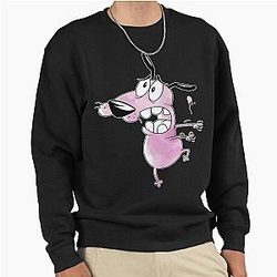 Courage the Cowardly Dog Watercolor Sweatshirt