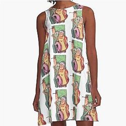 Courage the cowardly dog A-Line Dress