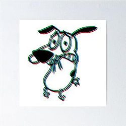 Courage the Cowardly Dog Poster