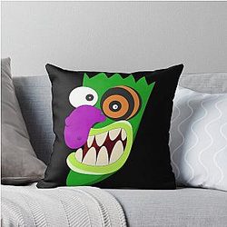 Courage the Cowardly Dog Character Throw Pillow