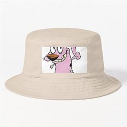 Funny dog from Courage the Cowardly dog Bucket Hat