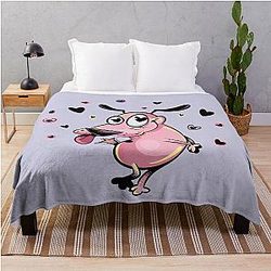 Courage The Cowardly Dog Blanket