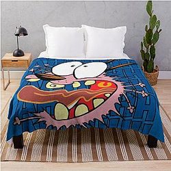 Courage the Cowardly Dog - Throw Blanket