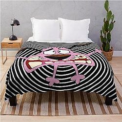 Courage the Cowardly Dog Throw Blanket