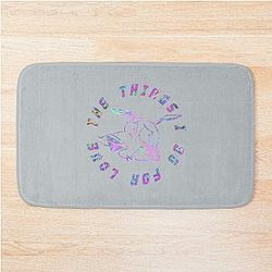 The Things I Do for Love: Courage the Cowardly Dog Bath Mat