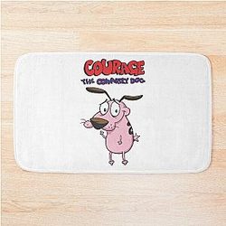 Courage the Dog Kid Bath Mat