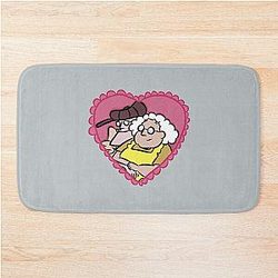 Eustace and Muriel Courage the Cowardly Dog Show Bath Mat