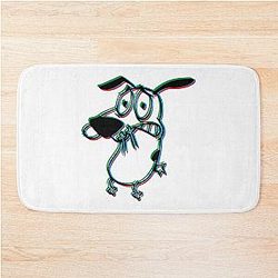 Courage the Cowardly Dog Cartoon Bath Mat